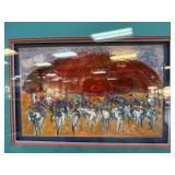 SIGNED NUMPERED EMBELLISHED PRINT