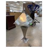 LARGE TABLE LAMP ALUMINUM?