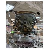 LARGE BRONZE FIGURAL URN CENTAUR CHERUBS MARBLE