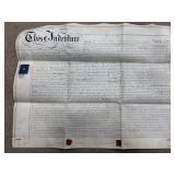 ANTIQUE INDENTURE DOCUMENT 1871 LONDON