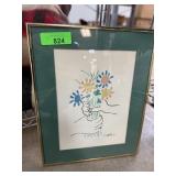 PICASSO PRINT LES PETIT FLEURS