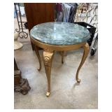 MARBLE TOP ACCENT TABLE / PLANTER STAND
