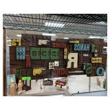 VINTAGE PLASTIC TYPESETTERS STYLE WALL DECOR