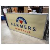 LARGE FARMERS INSURANCE LIGHTED STORE SIGN