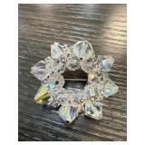 AURORA BOREALIS CRYSTAL BROOCH / PIN AURORA BOREALIS CRYSTAL BROOCH / PIN