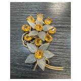 LARGE FLORAL BROOCH / PIN LARGE FLORAL BROOCH / PIN