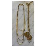 2 PAIRS MONET NECKLACES 2 PAIRS MONET NECKLACES