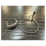 STERLING SILVER TOE RING & SCRAP STERLING SILVER TOE RING & SCRAP