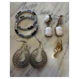 QTY 4 PAIRS OF EARRINGS QTY 4 PAIRS OF EARRINGS