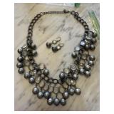 MATCHED SET NECKLACE & EARRINGS MATCHED SET NECKLACE & EARRINGS