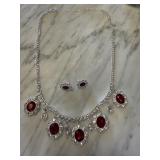 MATCHED NECKLACE & EARRINGS SET MATCHED NECKLACE & EARRINGS SET