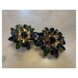 VINTAGE RHINESTONE EARRINGS VINTAGE RHINESTONE EARRINGS