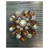 LARGE RHINESTONE BROOCH / PIN LARGE RHINESTONE BROOCH / PIN