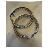 LH SEGAL HOOP DESIGNER EARRINGS LH SEGAL HOOP DESIGNER EARRINGS