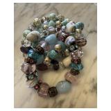 LOT OF BRACELETS SOME W PANDORA STYLE BEADS LOT OF BRACELETS SOME W PANDORA STYLE BEADS