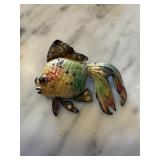 VINTAGE GOLDFISH BROOCH PIN VINTAGE GOLDFISH BROOCH PIN