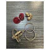 4 PAIRS OF EARRINGS MONET 4 PAIRS OF EARRINGS MONET