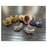 LOT OF 4 PAIRS OF EARRINGS LOT OF 4 PAIRS OF EARRINGS