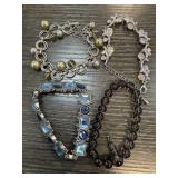 LOT OF 4 BRACELETS LOT OF 4 BRACELETS