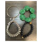 LOT OF 4 BRACELETS LOT OF 4 BRACELETS