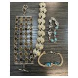 LOT OF 4 BRACELETS LOT OF 4 BRACELETS