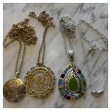 QTY 4 NECKLACES QTY 4 NECKLACES