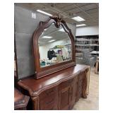 LARGE DRESSER W MIRROR NICE