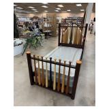 BASEBALL THEMED TWIN BED
