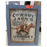 COWBOY JACKS WHISKEY WALL DECOR / MORE