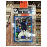 WANDER FRANCO GRADED BASEBALL CARD 9.0