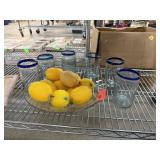6PC MARGARITA STYLE CLOTHES / LEMON TRAYS