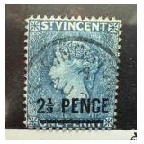 ST VINCENT SOUND #56A 1890 VICTORIA ISSUE
