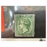 1885 ST VINCENT MINT OG 1885 VICTORIA ISSUE STAMP