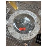 MOTHER OF PEARL INLAID RIM BOWL