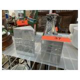 2PC SOLID PEWTER..ALUMINUM? PAPERWEIGHTS