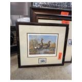 SIGNED NUMBERED DUCK PRINT GARY MOSS