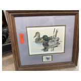 SIGNED NUMBERED DUCK PRINT LARRY HAYDEN