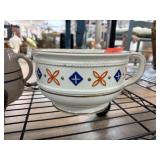 ANTIQUE 19TH C ENGLISH PORCELAIN CHAMBER POT