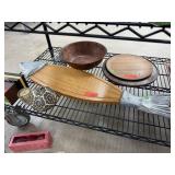 LARGE WOOD FISH SERVING TRAY