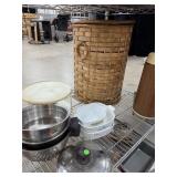 LOT OF MIXED CORNING WARE / COFFEE DISPENSER MORE