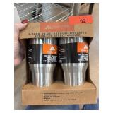 2PC NEW OZARK TRAIL STAINLESS STEEL TUMBLERS