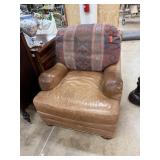 VERY NICE LEATHER ARM CHAIR ARMCHAIR
