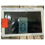 EARLY CIGARETTE TAX REVENUE STAMP