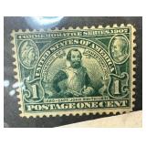 328 MINT OG 1907 JAMESTOWN STAMP
