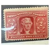 324 W JUMBO TOP MARGIN MINT LH 1904 LA PURCH STAMP