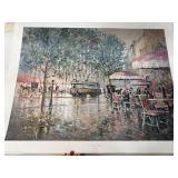 L GORDON SIGNED PRINT LTD ED IN A FESTIVE MOOD
