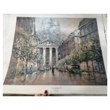 L GORDON SIGNED PRINT LTD EDSACRE COUER BASILLICA