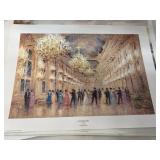 L GORDON SIGNED PRINT LTD ED CANDLELIGHT WALTZ