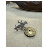 VINTAGE OLYMPICS LAPEL PIN