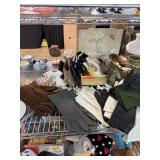 LARGE LOT OF GLOVES / SCARVES ETC